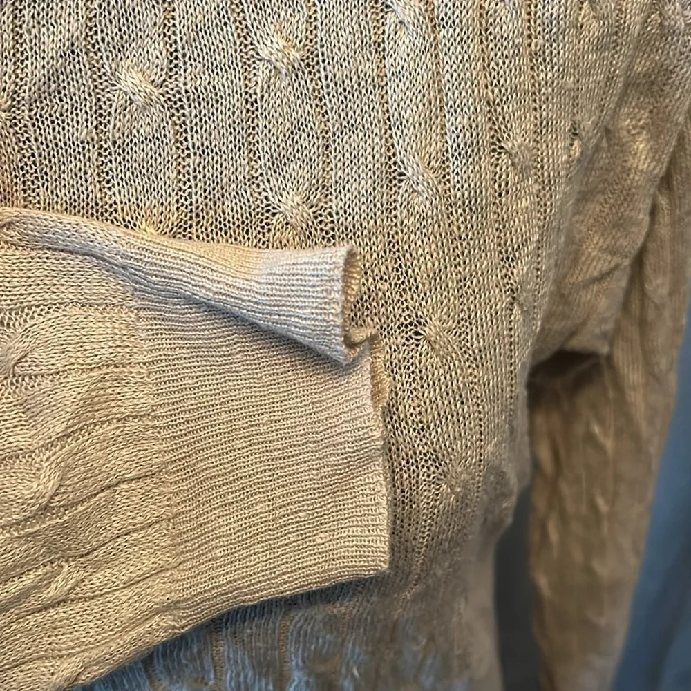 Tan J. Crew Sweater